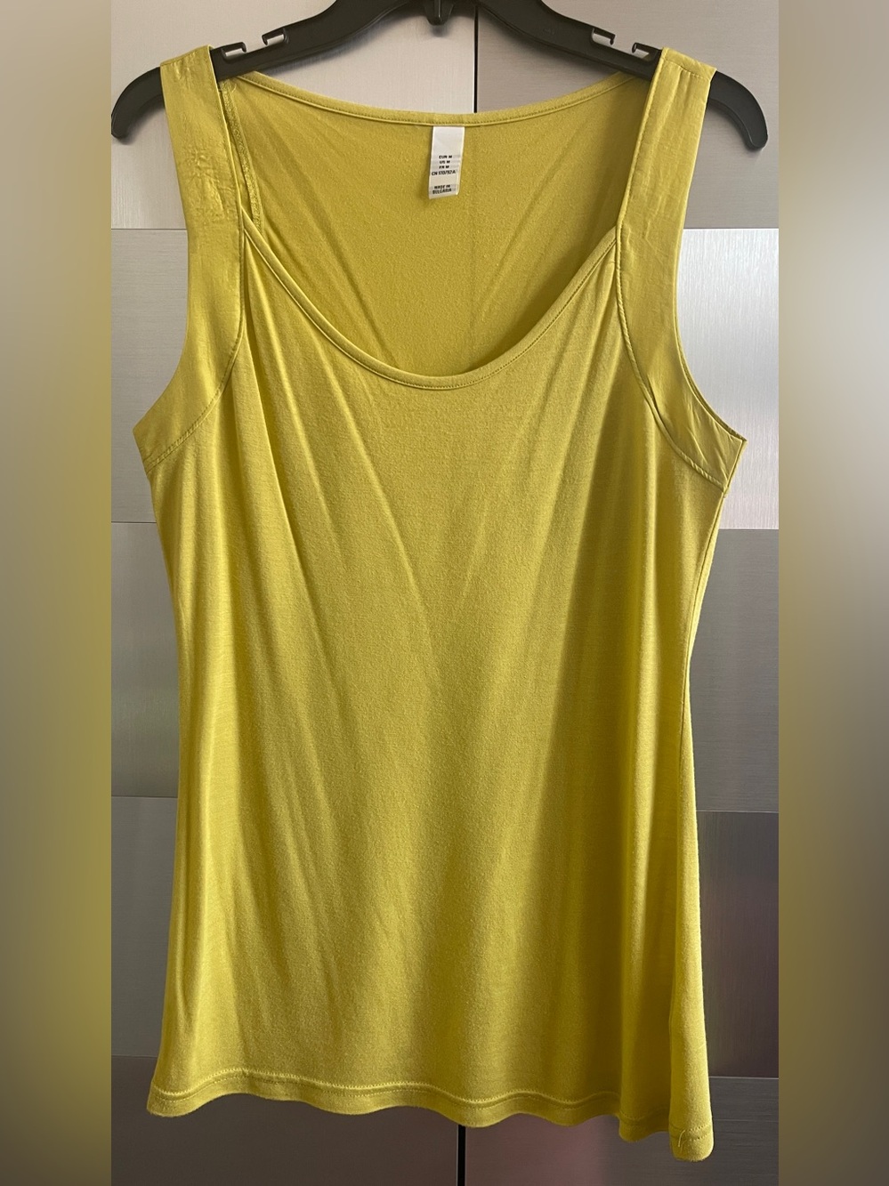 Zara Women’s Mustard Scoop Neck Tank Top